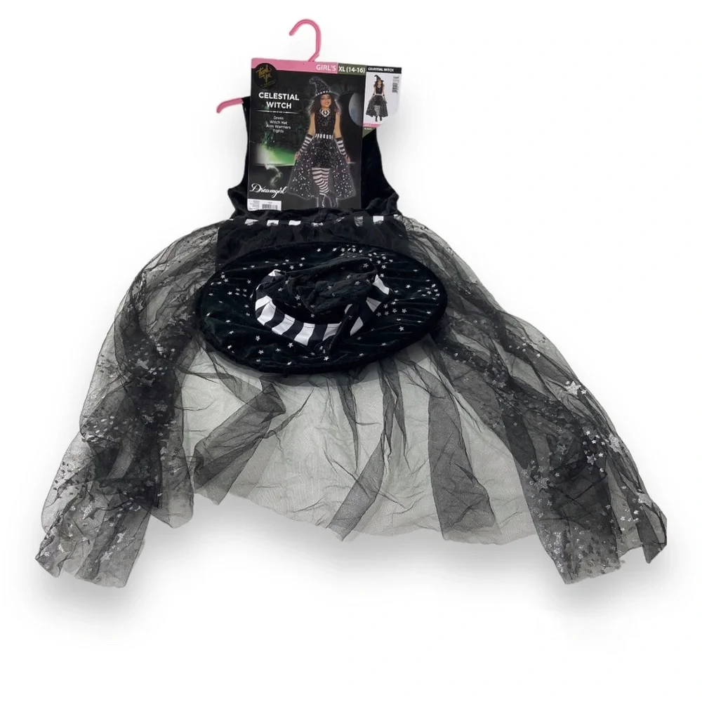 Halloween Girls Celestial Witch Costume, by Way to Celebrate Size XL